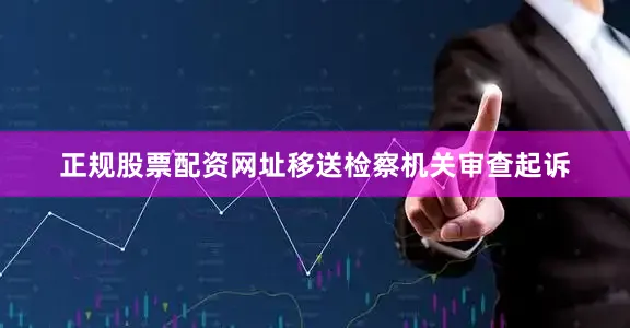 正规股票配资网址移送检察机关审查起诉